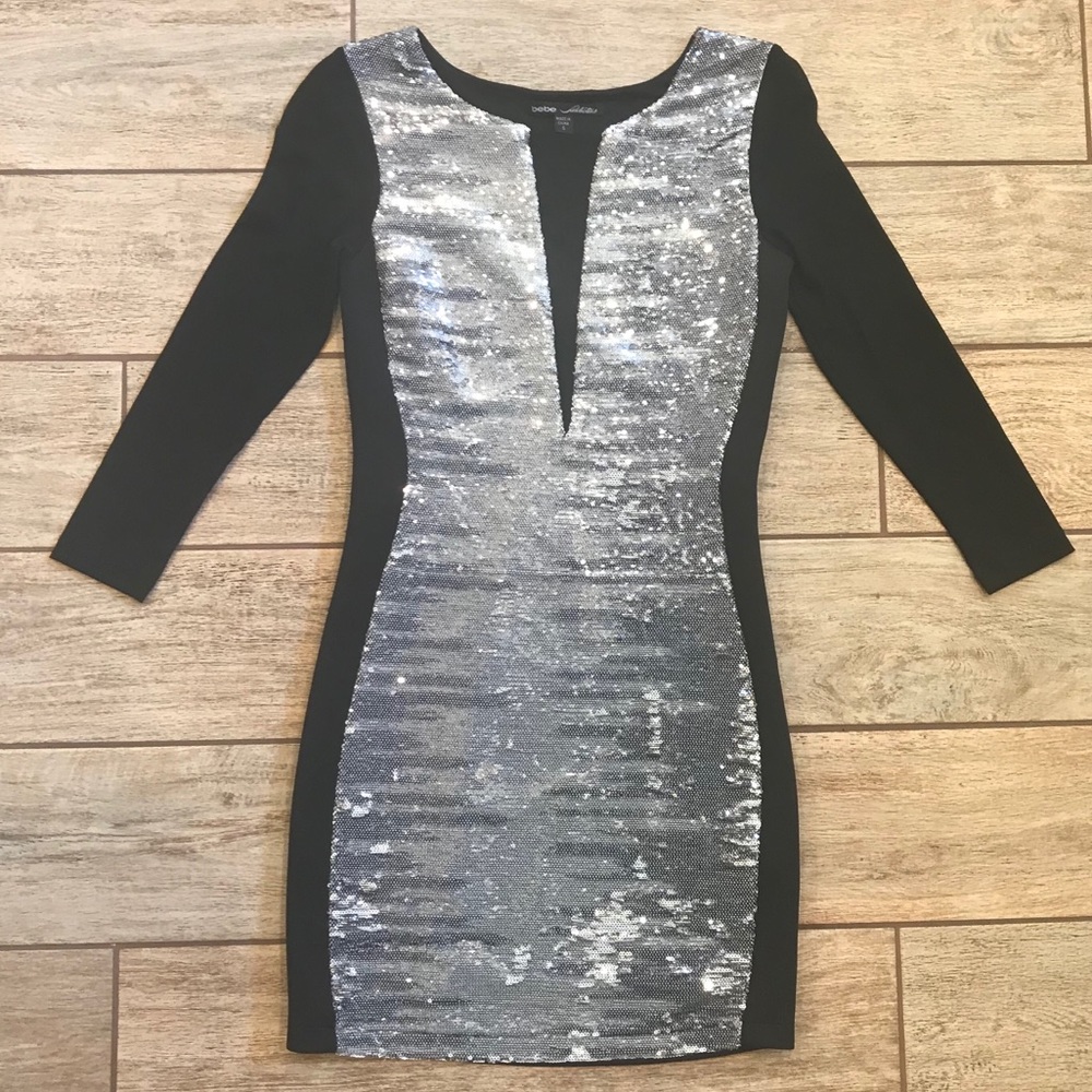Bebe Addiction Sequin Dress